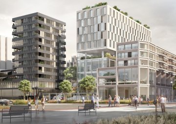 Vue du futur bâtiment @Quadral