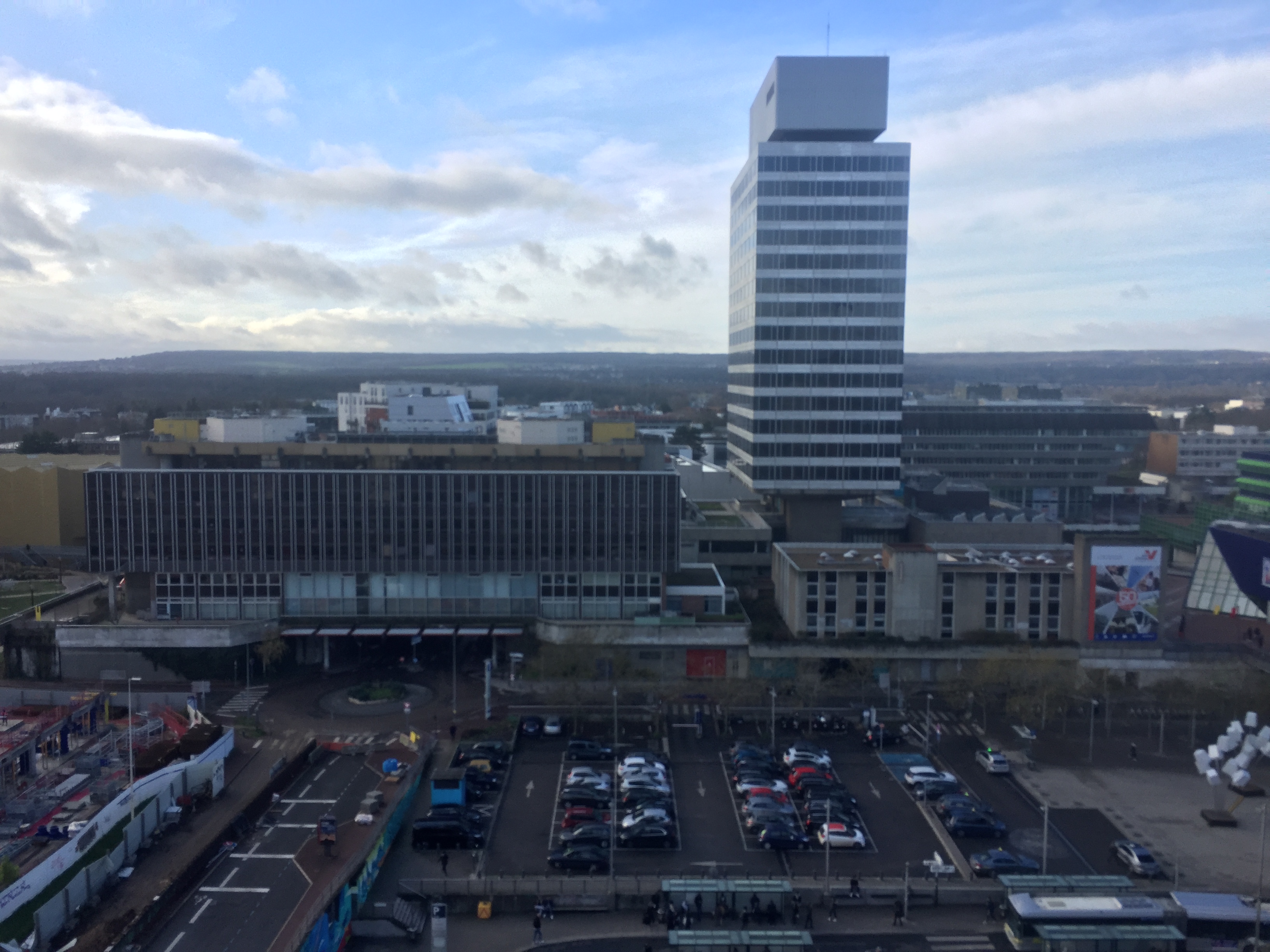 Le bâtiment CAF en 2018